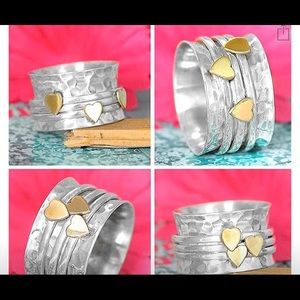 BOHO Spinner Ring-Size 7-Sterling Silver-NEW NIB!